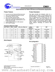 C9851 datasheet pdf Cypress