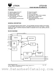 UT53108 datasheet pdf UTRON Technology