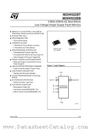 M29W022BT70K1T datasheet pdf ST Microelectronics