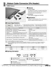 HIF3E-40PA-2.54DS datasheet pdf Hirose Electric