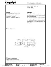 L453GD datasheet pdf Kingbright Electronic
