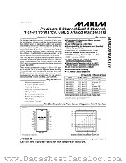 MAX309CPE datasheet pdf MAXIM - Dallas Semiconductor