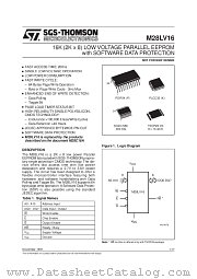 M28C16-300K1T datasheet pdf ST Microelectronics