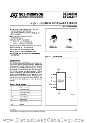 ST93CS46B3013TR datasheet pdf ST Microelectronics