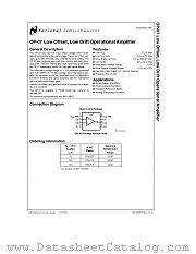 OP-07EP datasheet pdf National Semiconductor