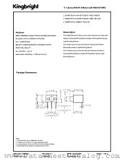 L130WDT/GYW datasheet pdf Kingbright Electronic
