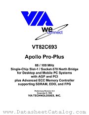 VT82C693 datasheet pdf VIA Technologies