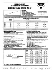 CMF-50 datasheet pdf Vishay