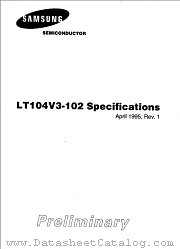 LT104V3-102 datasheet pdf Samsung Electronic