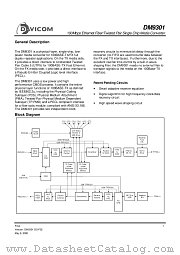 DM9301F datasheet pdf Davicom Semiconductor