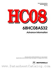 MC68HC08AS32CFU datasheet pdf Motorola