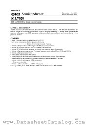 ML7020 datasheet pdf OKI electronic componets
