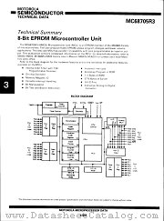 MC68705R3CS datasheet pdf Motorola