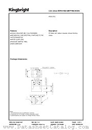 AP2012F3C datasheet pdf Kingbright Electronic