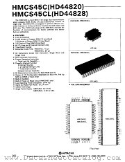 HD44820 datasheet pdf Hitachi Semiconductor