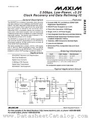 MAX3875E/D datasheet pdf MAXIM - Dallas Semiconductor
