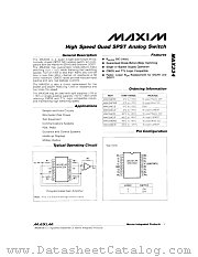 MAX334C/D datasheet pdf MAXIM - Dallas Semiconductor
