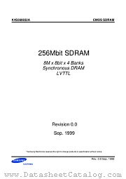 K4S560832A-TC/L80 datasheet pdf Samsung Electronic