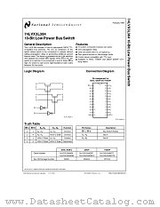 74LVX3L384MTC datasheet pdf National Semiconductor