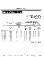 STK4165MK2 datasheet pdf etc
