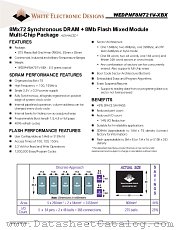 WEDPNF8M721V-1015BI datasheet pdf White Electronic Designs