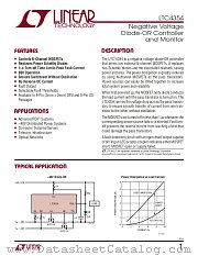 LTC4354IS8 datasheet pdf Linear Technology