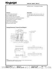 APPDA04-41SGWA datasheet pdf Kingbright Electronic