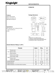KTIR0621DS datasheet pdf Kingbright Electronic