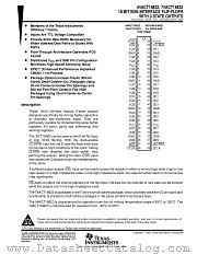 54ACT16823 datasheet pdf Texas Instruments