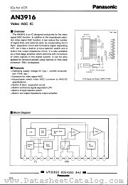 AN3916 datasheet pdf Panasonic