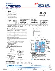M3SW_A-2-50DR datasheet pdf Mini-Circuits