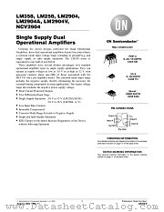 NCV2904DR2 datasheet pdf ON Semiconductor