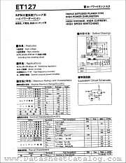 ET127 datasheet pdf Fuji Electric