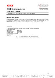 MR27C1602B datasheet pdf OKI electronic componets