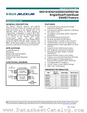 DS3141N datasheet pdf MAXIM - Dallas Semiconductor