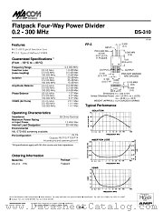 DS-310PIN datasheet pdf Tyco Electronics