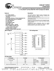 CY2CC1810SCT datasheet pdf Cypress