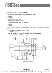ECN3064SPR datasheet pdf Hitachi Semiconductor