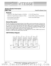 VSC7124 datasheet pdf Vitesse Semiconductor Corporation