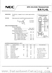 BA1L4L datasheet pdf NEC