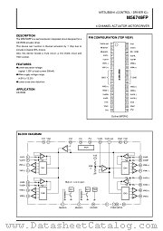 M56749 datasheet pdf Mitsubishi Electric Corporation