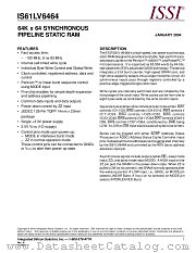 IS61LV6464-6PQ datasheet pdf Integrated Silicon Solution Inc
