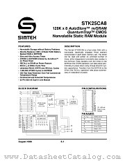 STK25CA8-D35 datasheet pdf SIMTEK