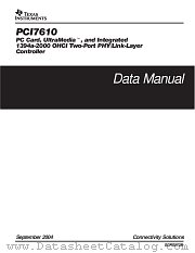 PCI7610LQFP datasheet pdf Texas Instruments