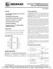 GS9009-CKB datasheet pdf Gennum Corporation