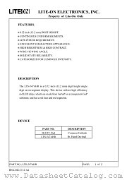 LTS-547AHR datasheet pdf Lite-On Technology Corporation