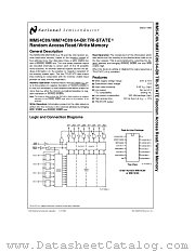 MM54C89J datasheet pdf National Semiconductor