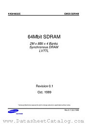K4S640832C-TC/L1L datasheet pdf Samsung Electronic