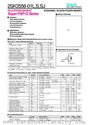 2SK3556-01L datasheet pdf Fuji Electric