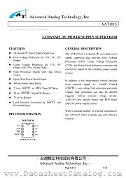 AAT1015 datasheet pdf Advanced Analog Technology